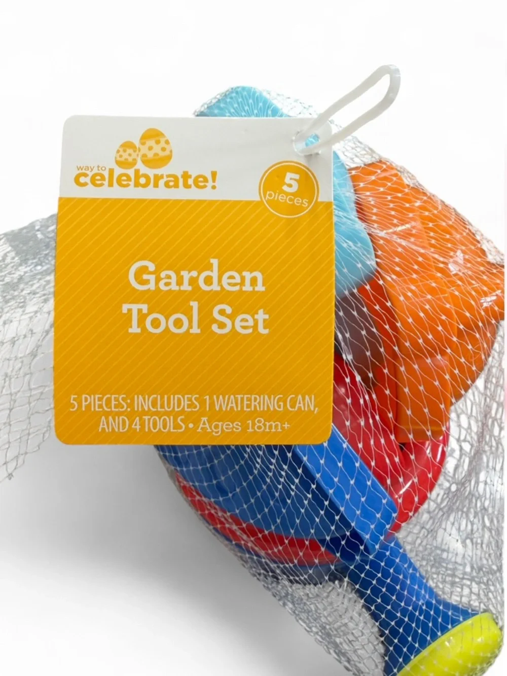 Colorful 5-piece Outerspace Toy Gardening Tool Set for Kids